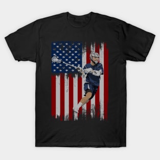 lacrosse american flag T-Shirt